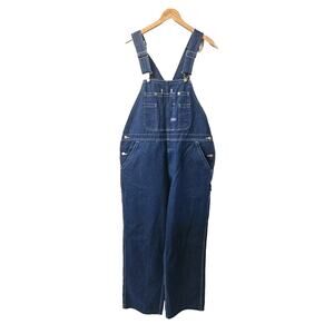 Big Smith Men's 40x30 Bib Overalls Denim Carpenter Farm Utility Zip Closure